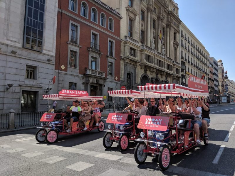 urban safari beer bike madrid