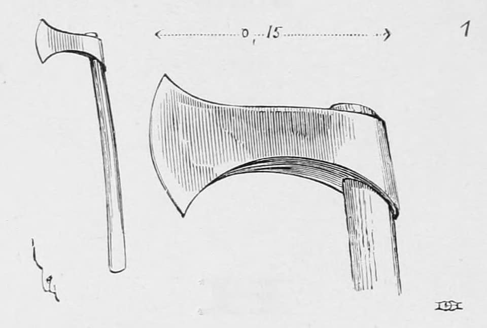 One of the first axes used in Axe Throwing