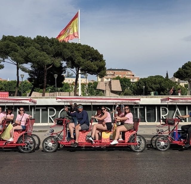 urban safari beer bike madrid