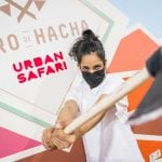 Lanzar hachas, el plan más salvaje de Madrid