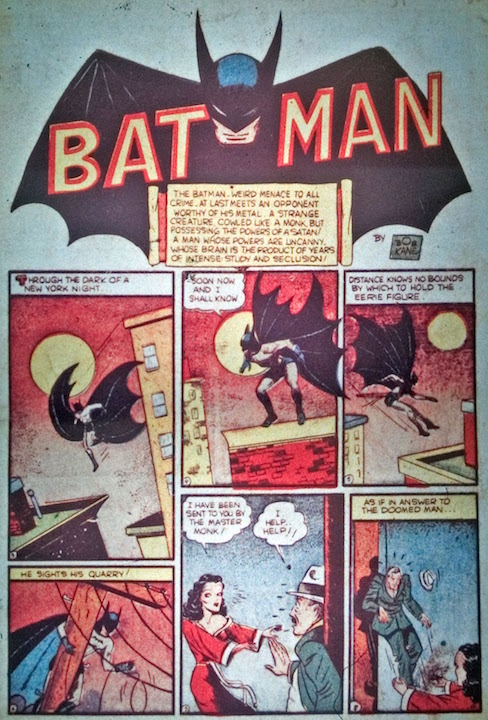 La aparición del Batarang en la Historia Batman Versus the Vampire Part 1,